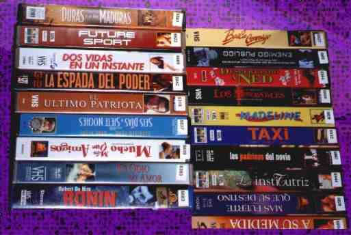 Lloga o compra films en VHS