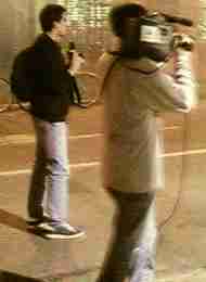 L'espectacle atragu� els periodistes de Banyoles TV